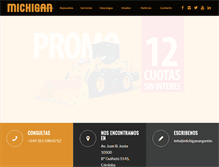 Tablet Screenshot of michiganargentina.com
